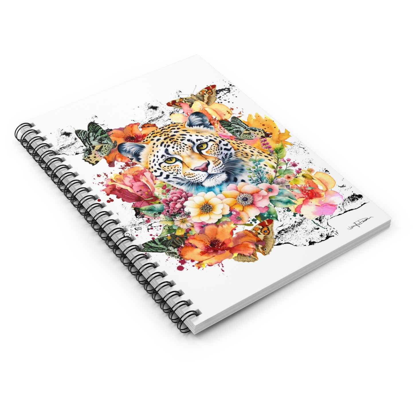 Spiral Notebook - Leopard Design