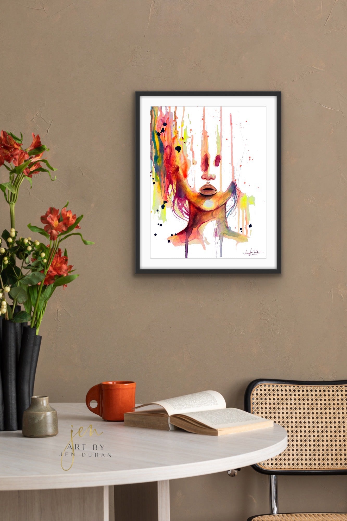 "Consumed By Chaos"  Neon Fine Art Print