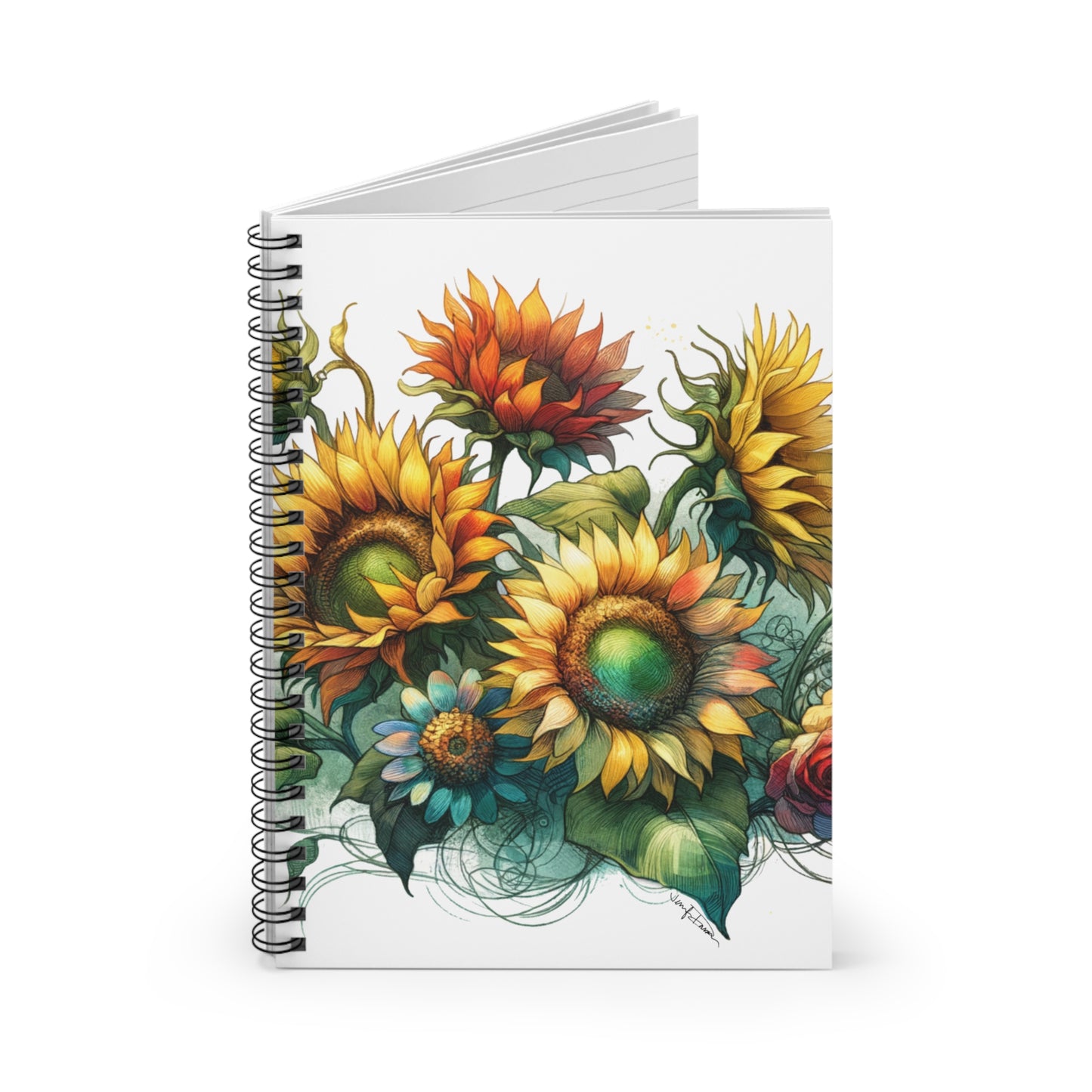 Spiral Notebook - Sunflowers