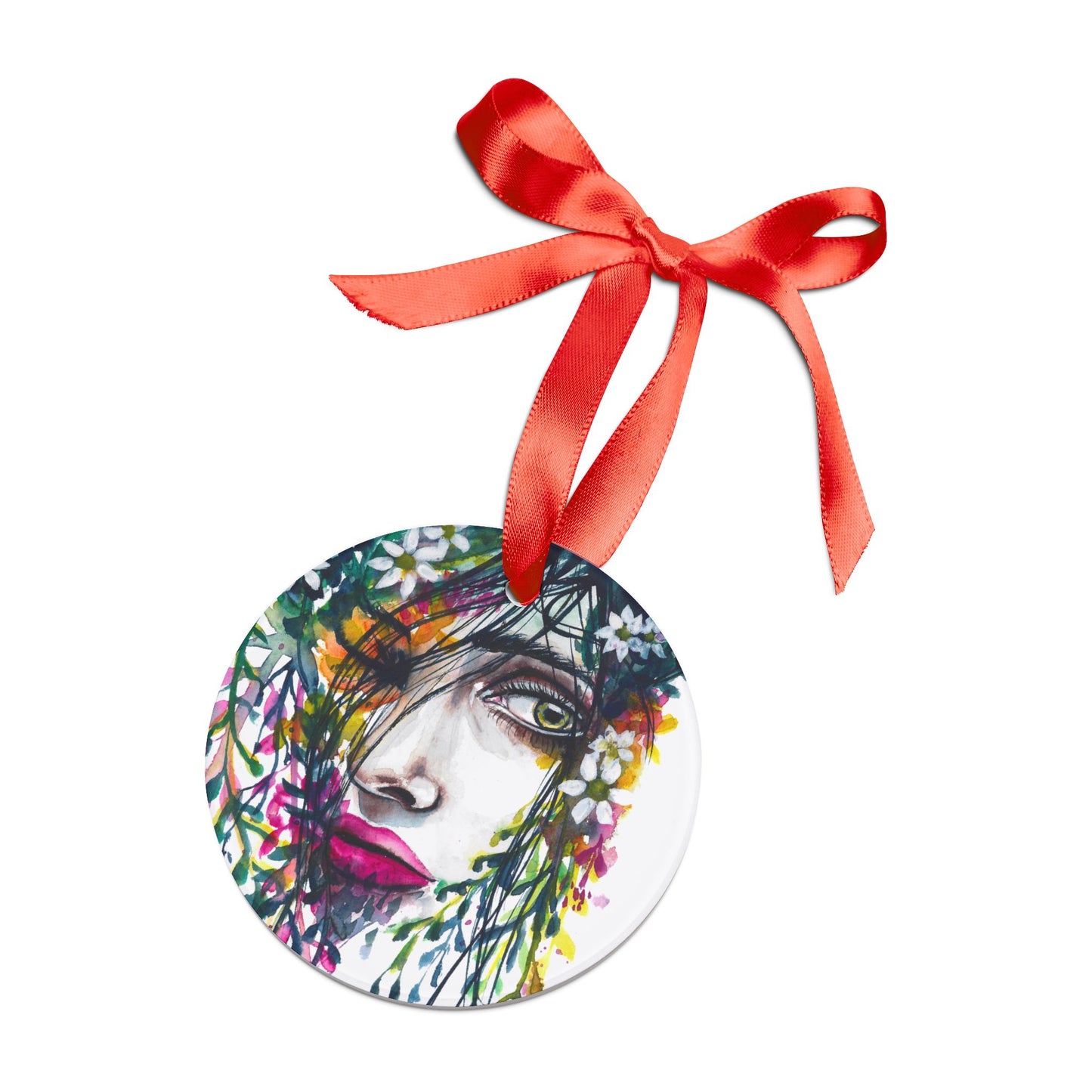 Holiday Acrylic Ornament - Curious