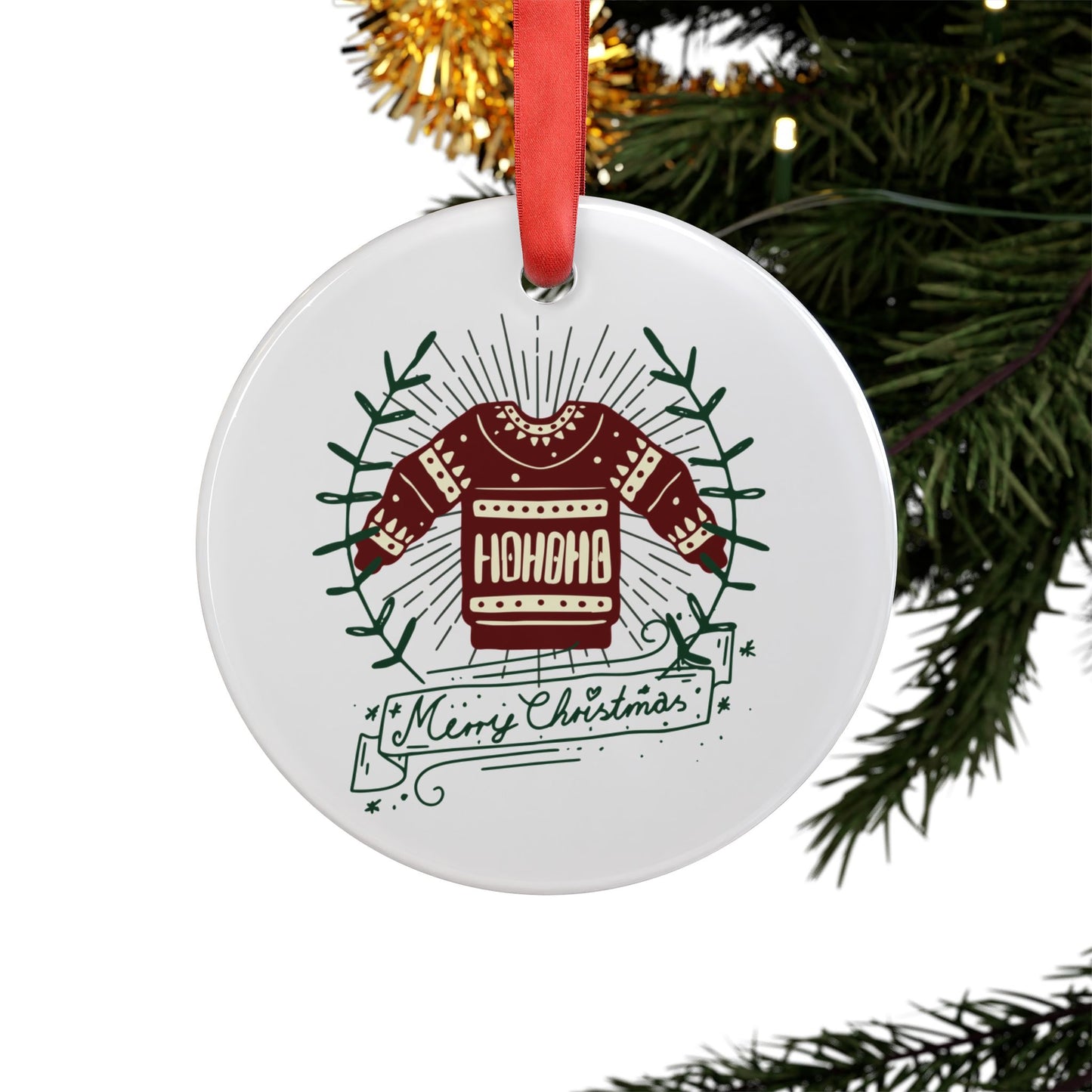 Acrylic Ornament - Christmas Sweater