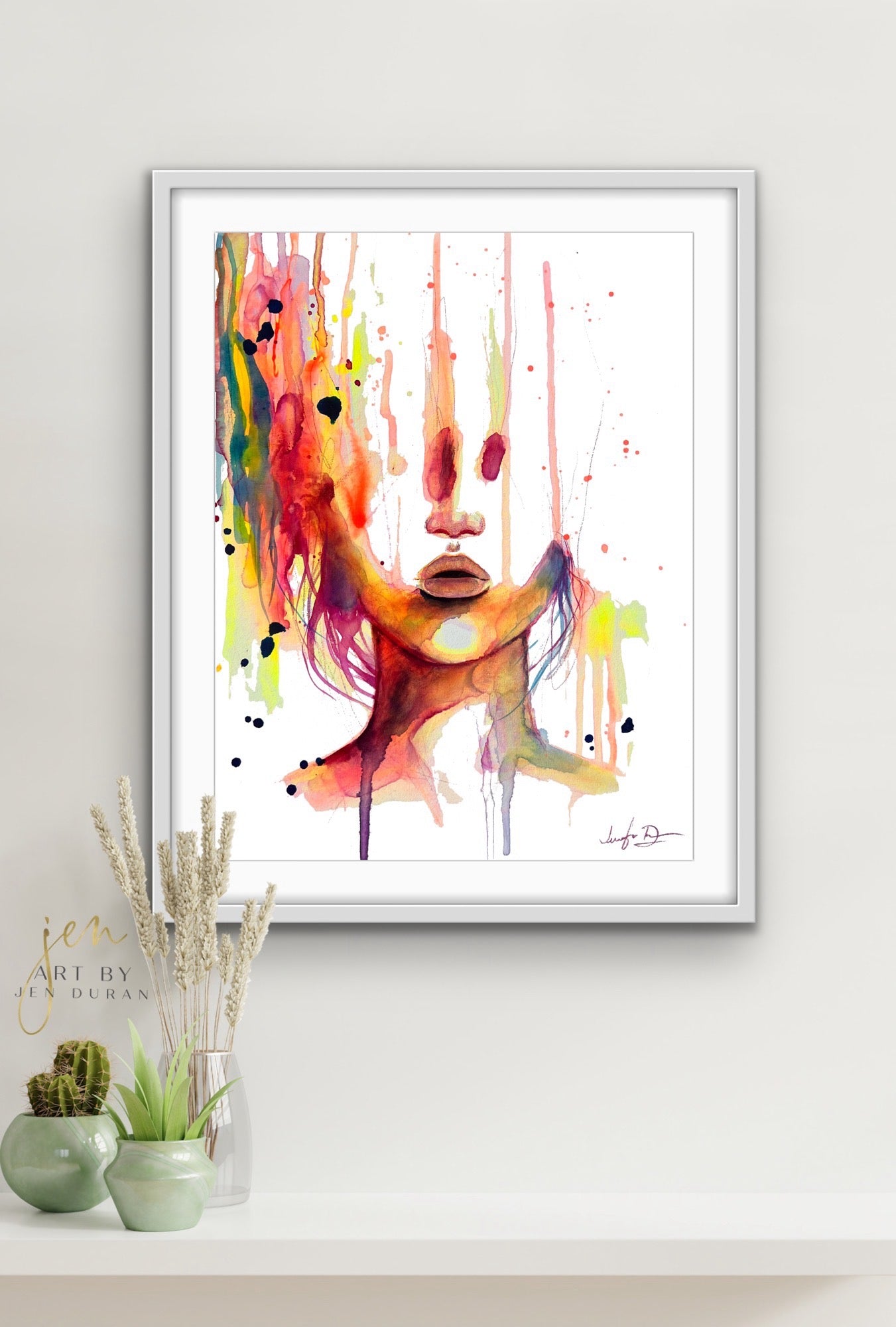 "Consumed By Chaos"  Neon Fine Art Print