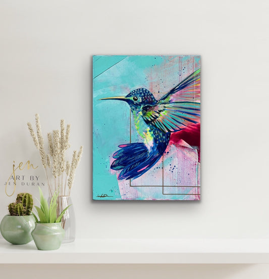"Aligned in Flight" - Original Painting