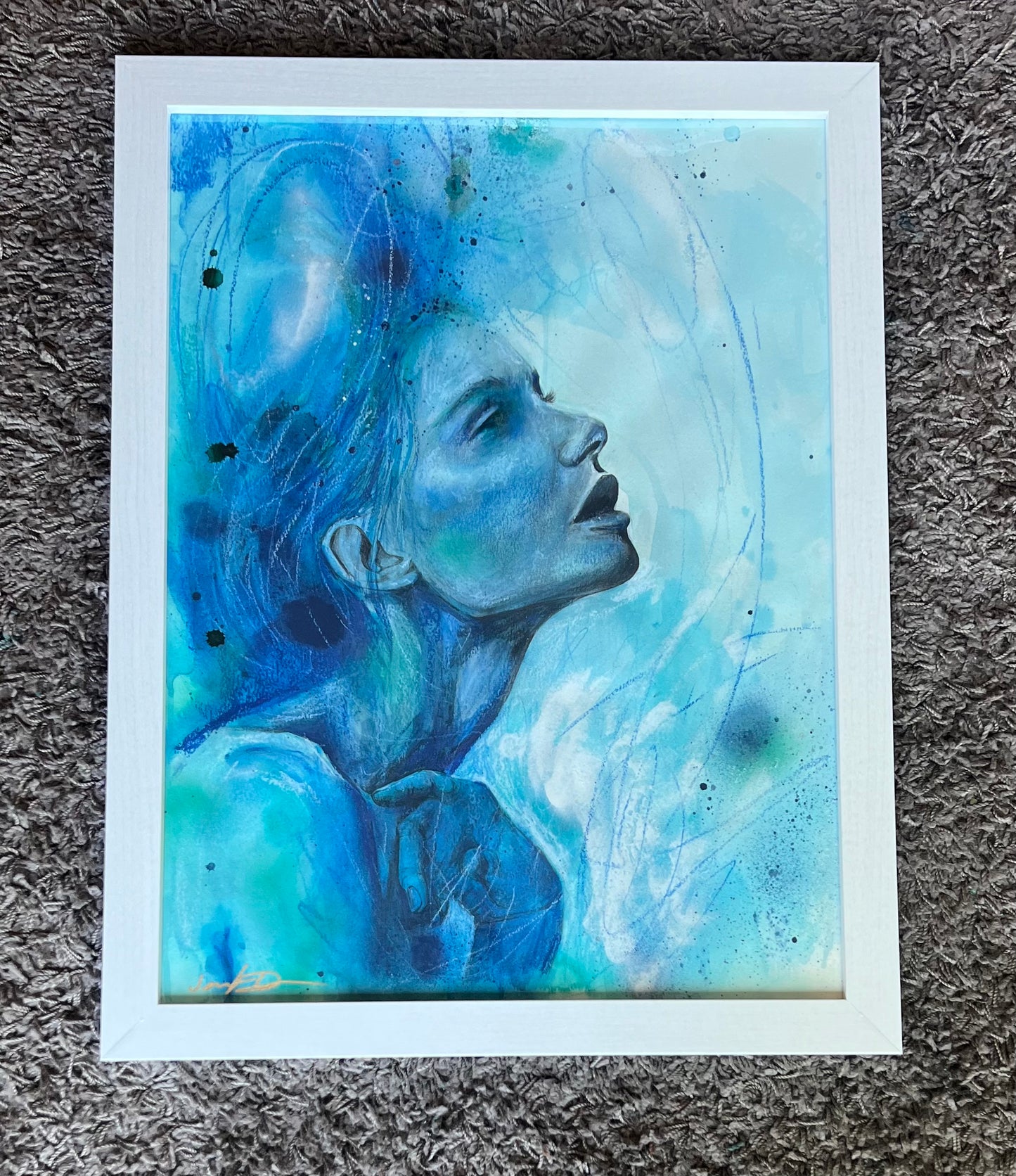 "DEEP BREATHS" Original Watercolor Painting