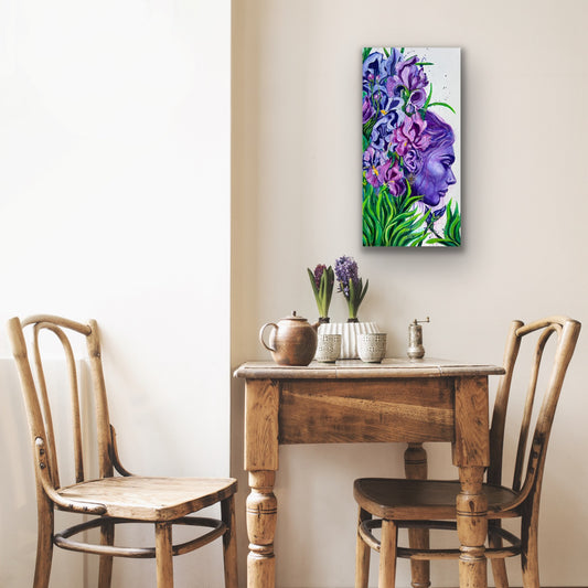 "Dreaming in a Field of Irises" #2 - Original Painting