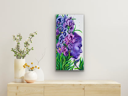 "Dreaming in a Field of Irises" #2 - Original Painting