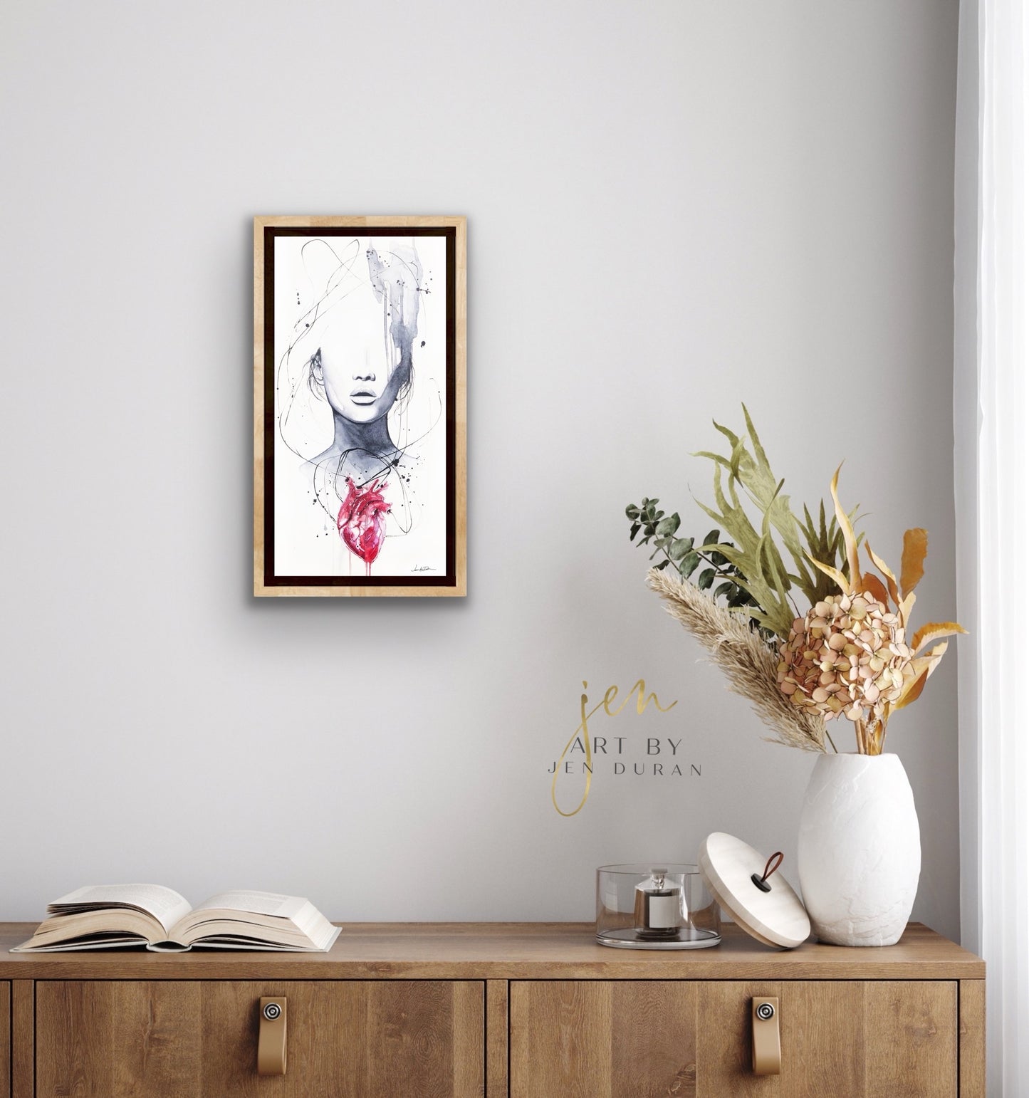"Heartache" Giclée Canvas Print
