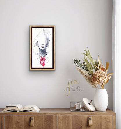 "Heartache" Giclée Canvas Print