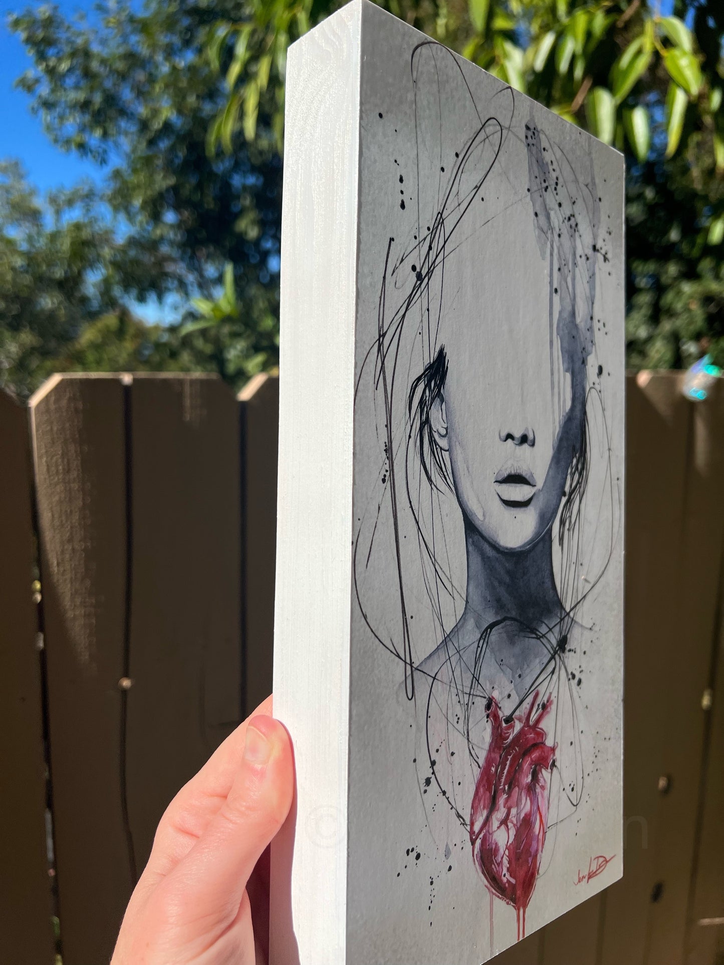 "Heartache" - Artist Proof on Wood