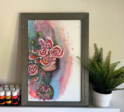 "HIDDEN WITHIN" Original Watercolor Painting