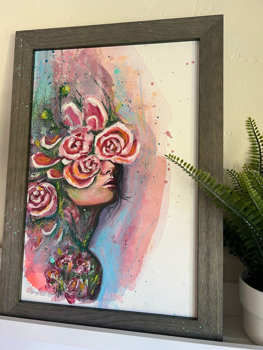 "HIDDEN WITHIN" Original Watercolor Painting