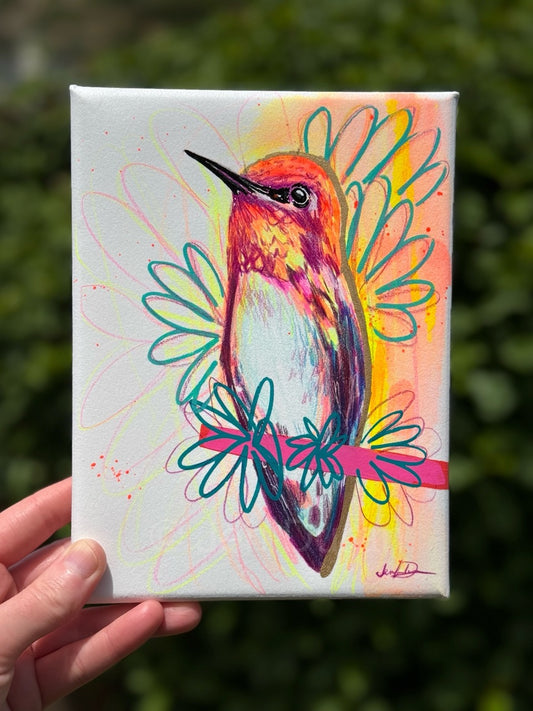 Original Hummingbird Sketch #2