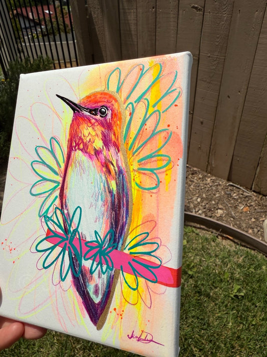 Original Hummingbird Sketch #2