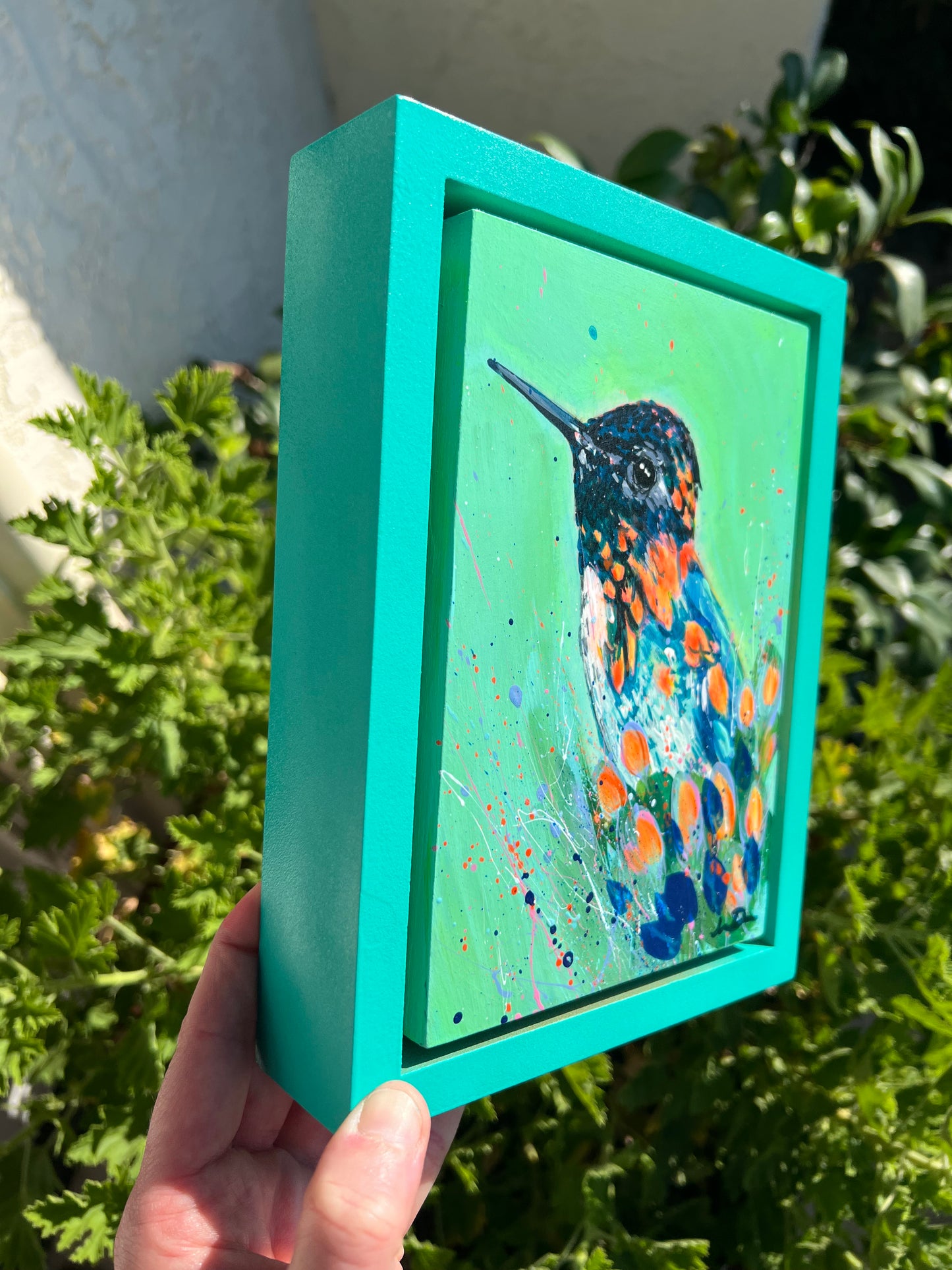 Hummingbird Original Painting