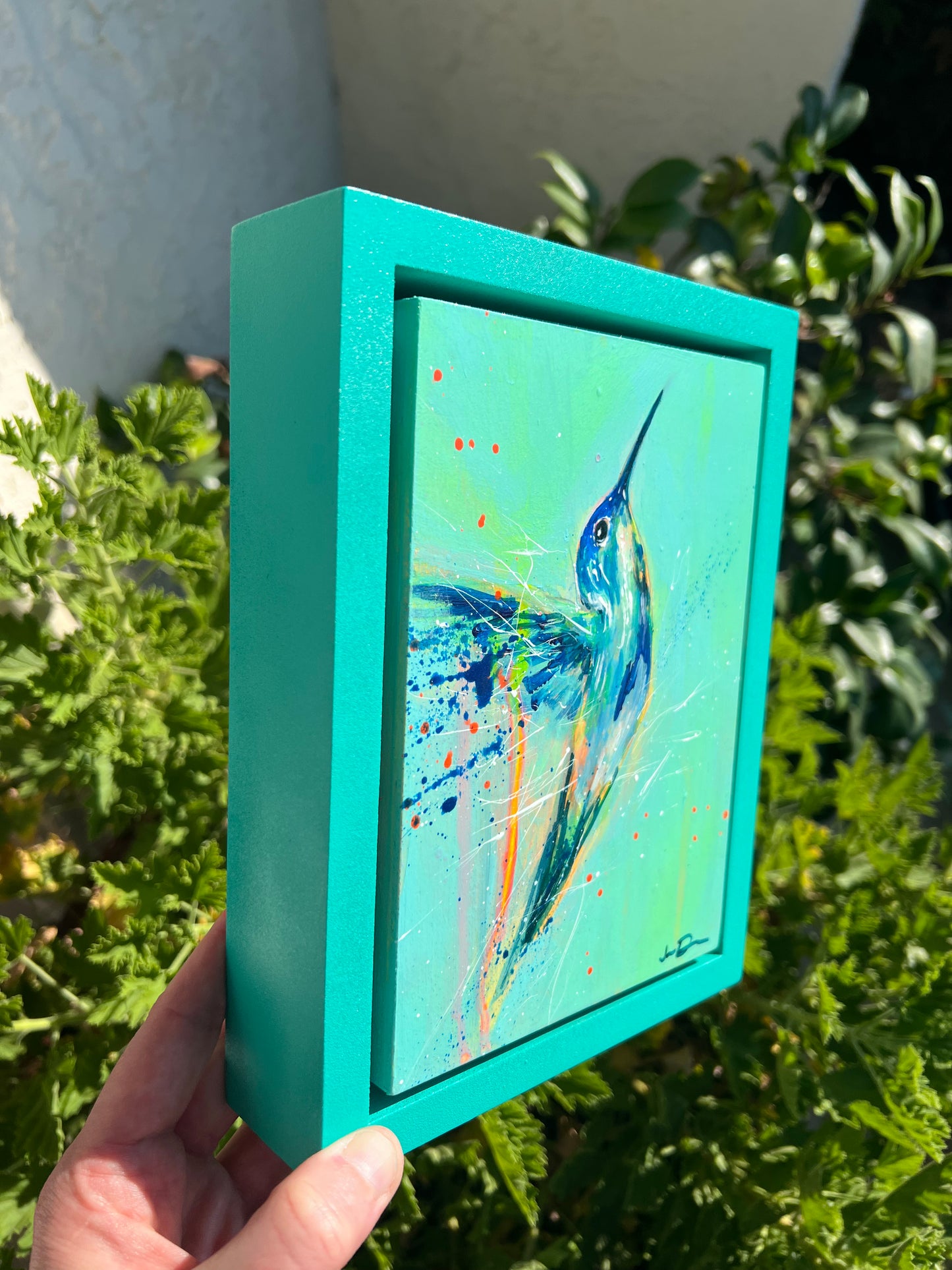 Hummingbird Original Painting