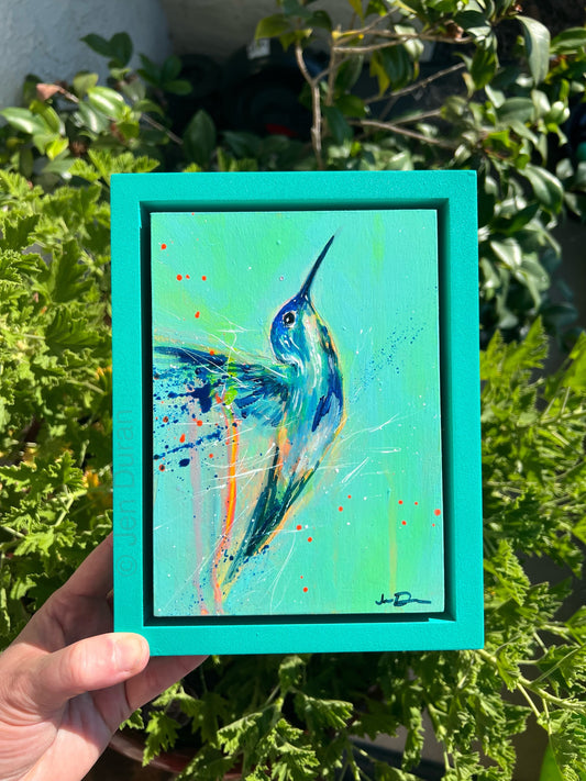 Hummingbird Original Painting