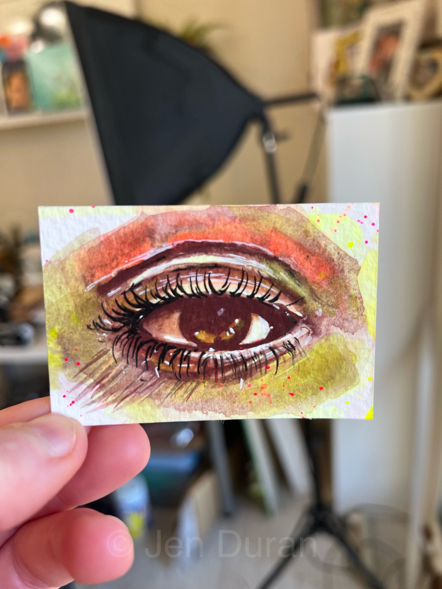 “Gaze" #2 - Mini Original Painting