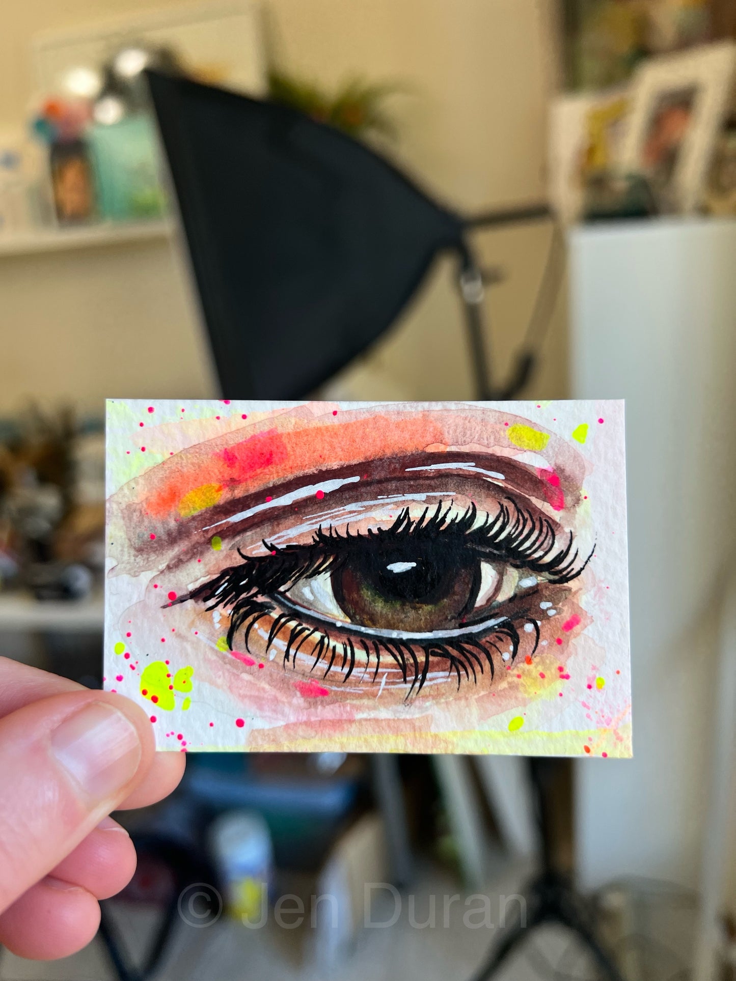 “Stare” - Mini Original Painting