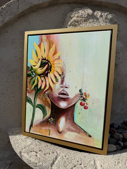 "Where the Light Finds Her" - Original Painting