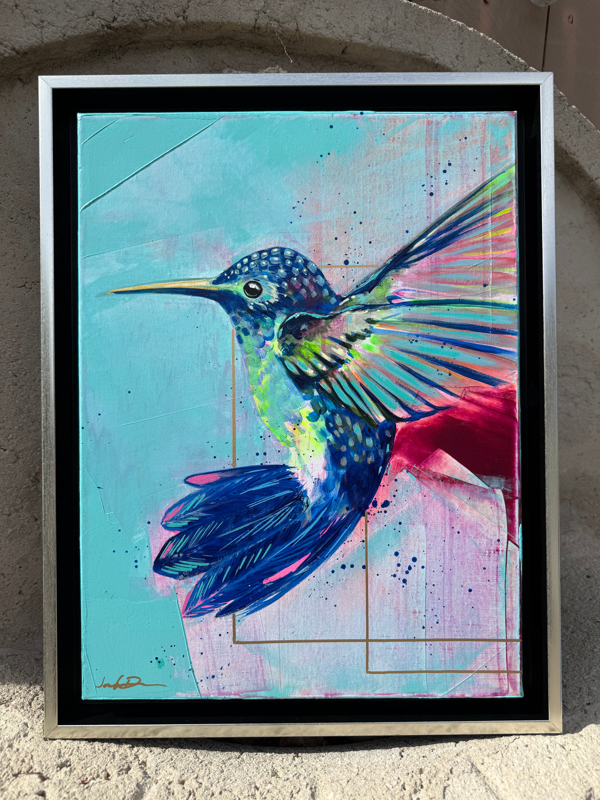 "Aligned in Flight" - Original Painting
