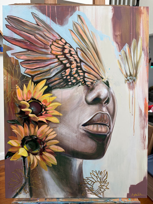 "Becoming Her" - Original Painting
