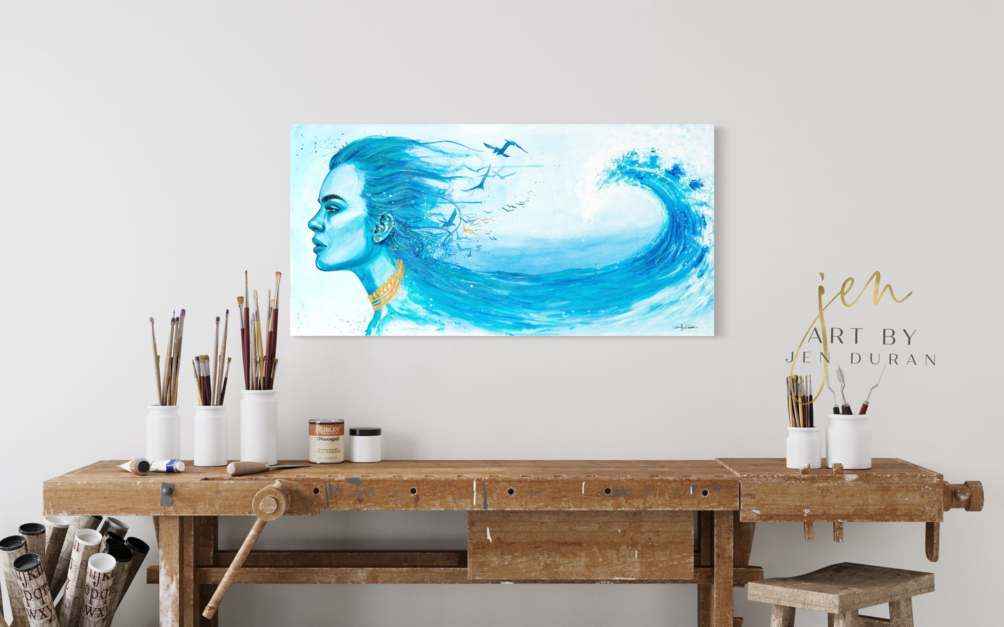 Mermaid Tears Fine Art Paper Print | Wall Art Home Decor