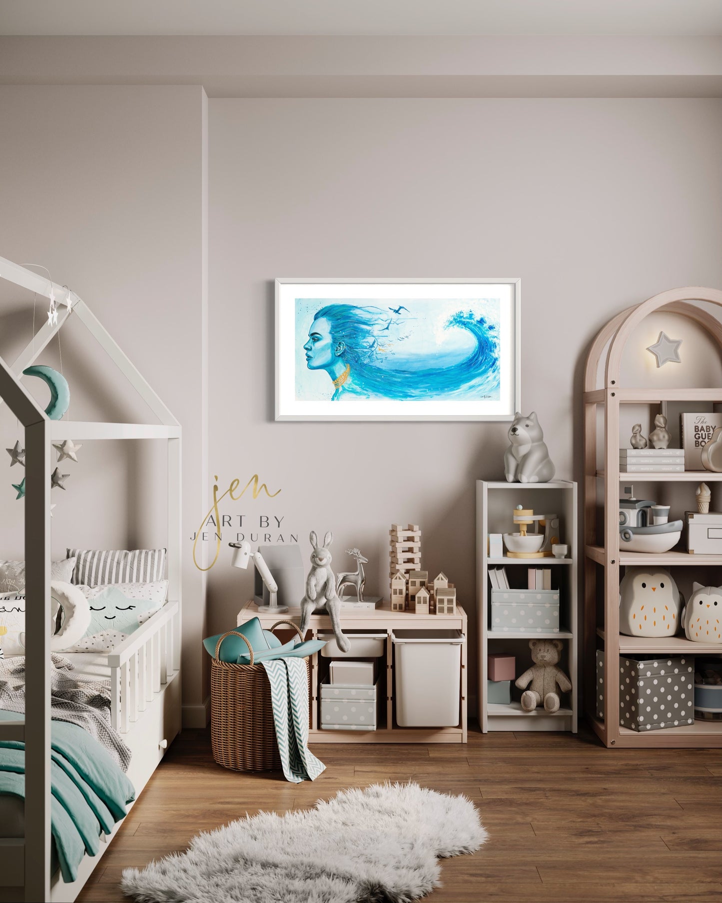 Mermaid Tears Fine Art Paper Print | Wall Art Home Decor