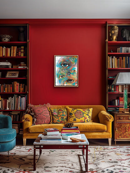 "Mixed Feelings" Giclée Canvas Print