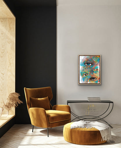 "Mixed Feelings" Giclée Canvas Print