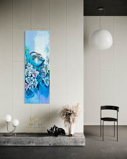 "OVERCAME" Original Painting | Canvas Wall Art | Home Decor Art By Jen Duran