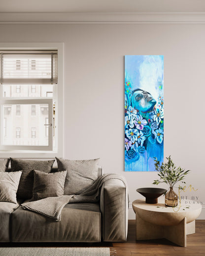 "OVERCAME" Original Painting | Canvas Wall Art | Home Decor Art By Jen Duran