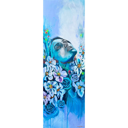 "OVERCAME" Original Painting | Canvas Wall Art | Home Decor Art By Jen Duran