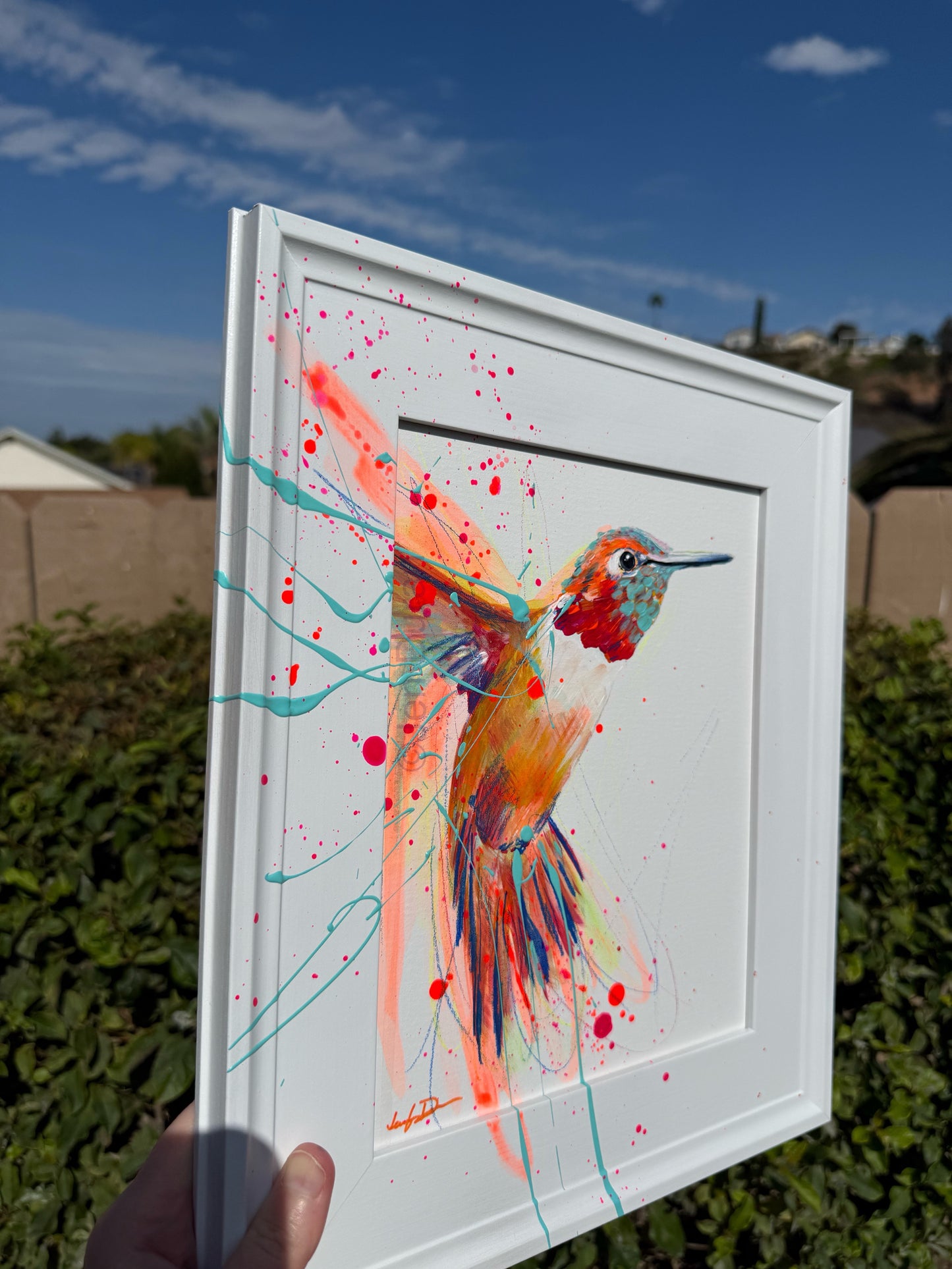 "Rainbow Flight" - Original Painting