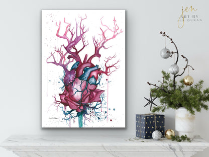 "Sanguine" Giclée Canvas Print