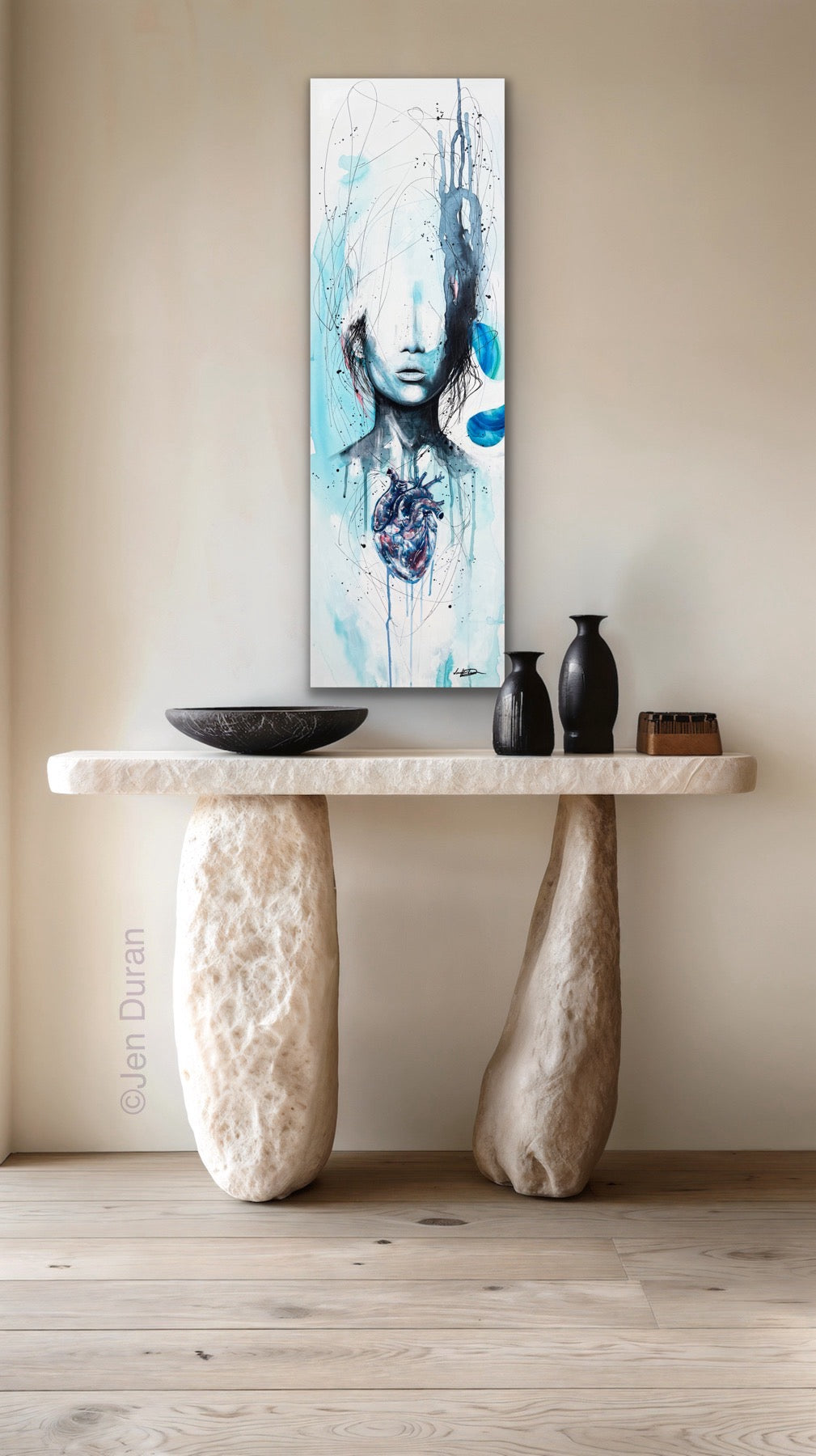 "SET FREE" Original Watercolor & Mixed Media Painting