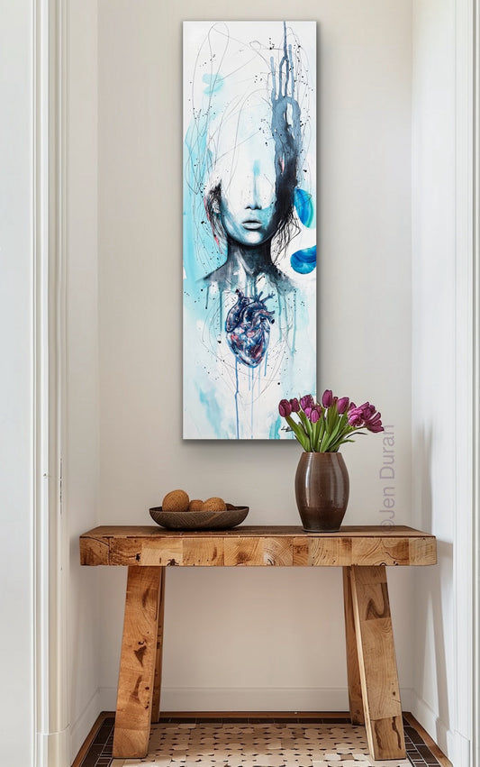 "SET FREE" Original Watercolor & Mixed Media Painting