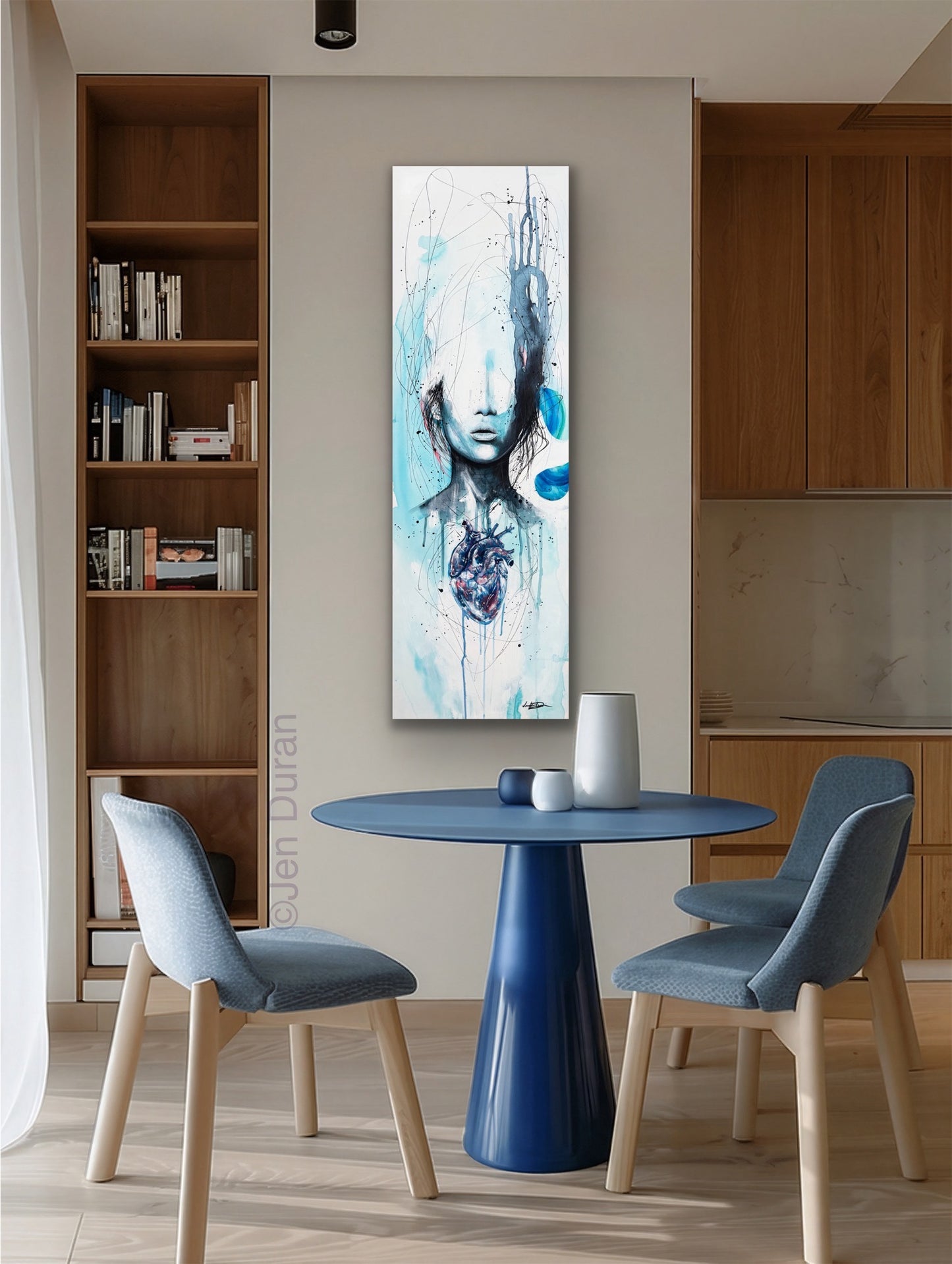 "SET FREE" Original Watercolor & Mixed Media Painting