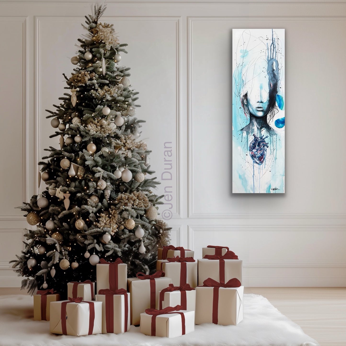 "SET FREE" Original Watercolor & Mixed Media Painting