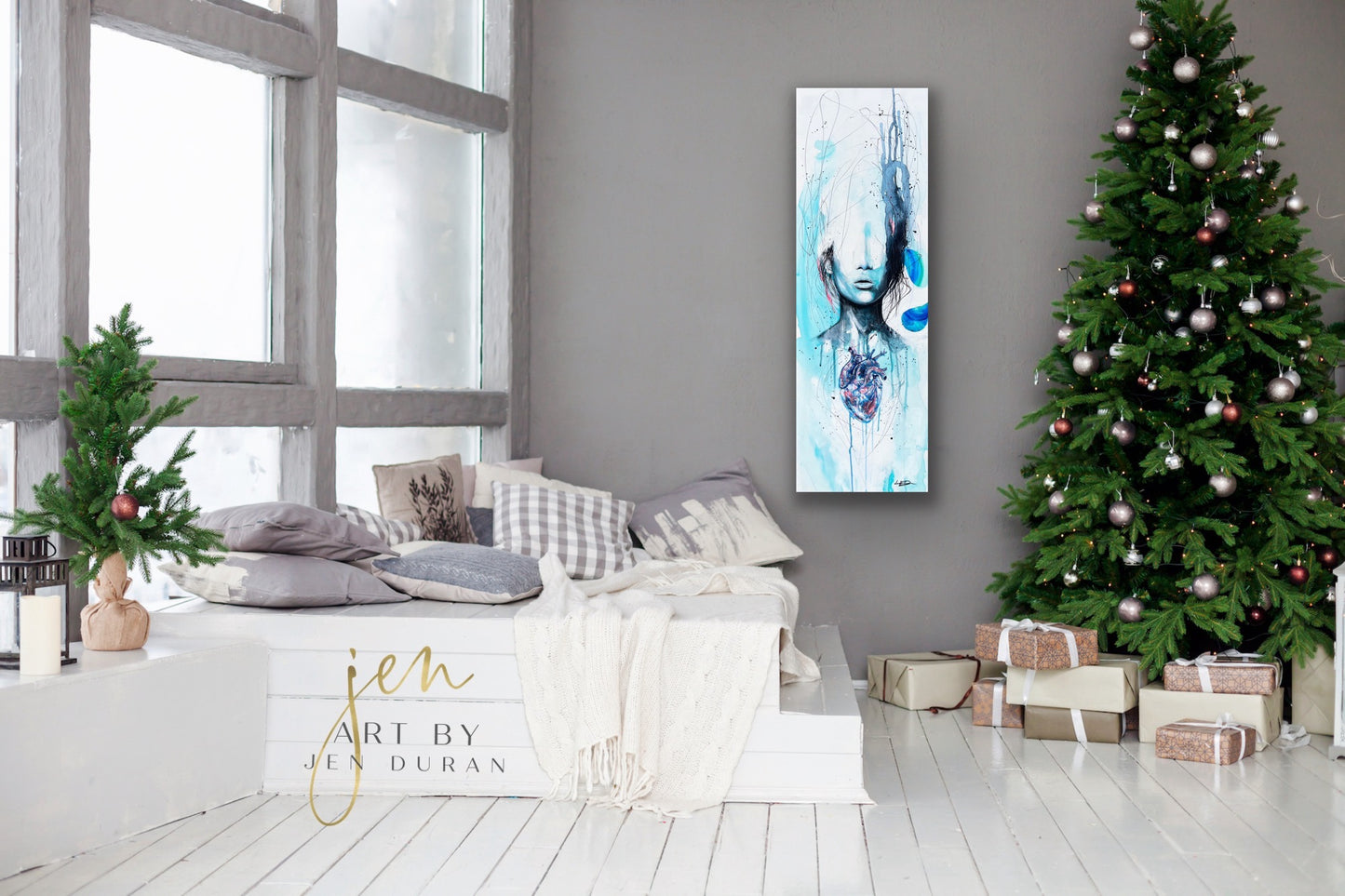 "SET FREE" Original Watercolor & Mixed Media Painting