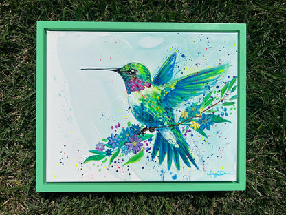 "Splendor" Original Hummingbird Painting