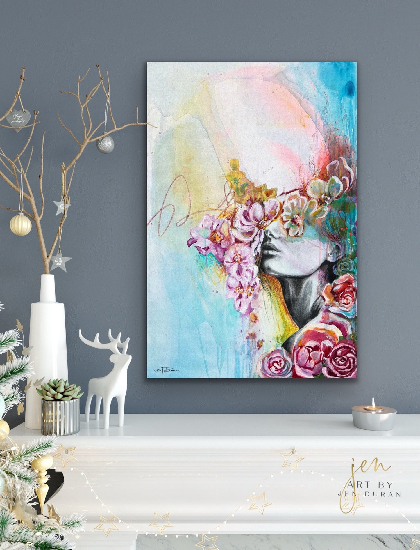 "Thoughts Inside A Dream" Giclée Canvas Print