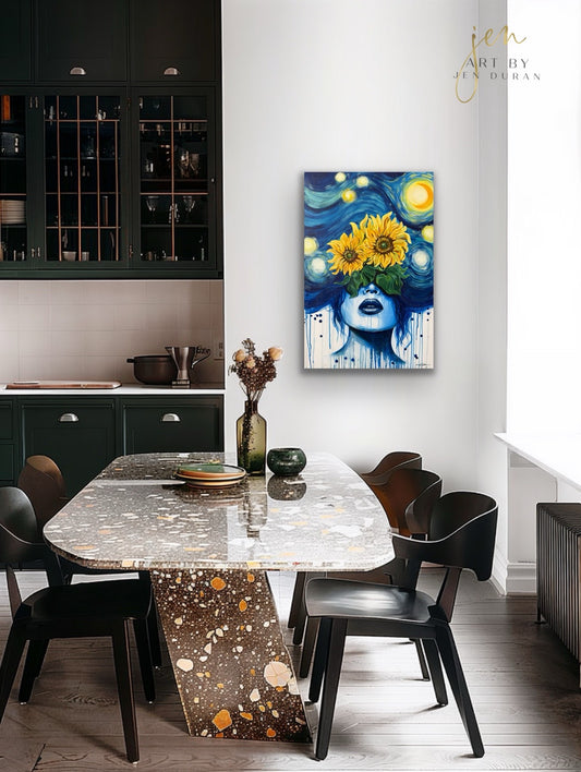 "Tribute to Van Gogh" Original Painting