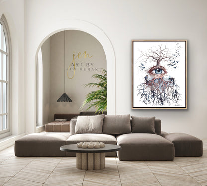 "Unbinding" Giclée Canvas Print