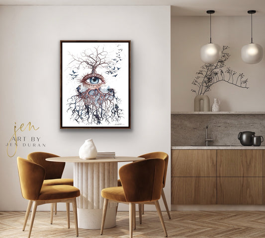 "Unbinding" Giclée Canvas Print