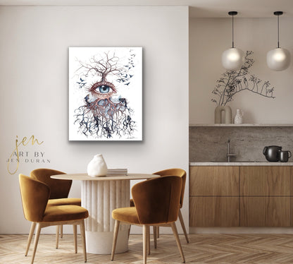 "Unbinding" Giclée Canvas Print