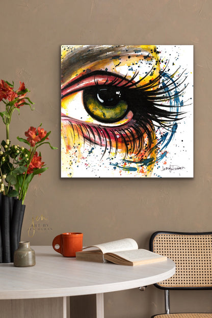"Vehement" Giclée Canvas Print