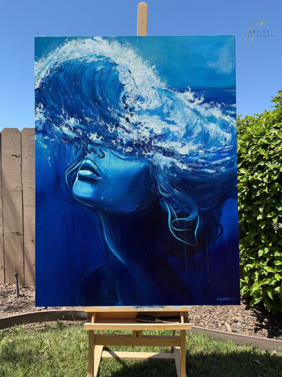 "WAYFINDER" Original Acrylic & Mixed Media Painting