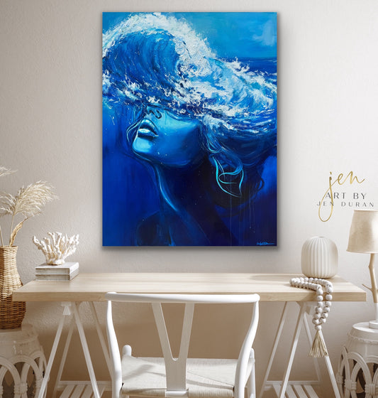 "WAYFINDER" Original Acrylic & Mixed Media Painting