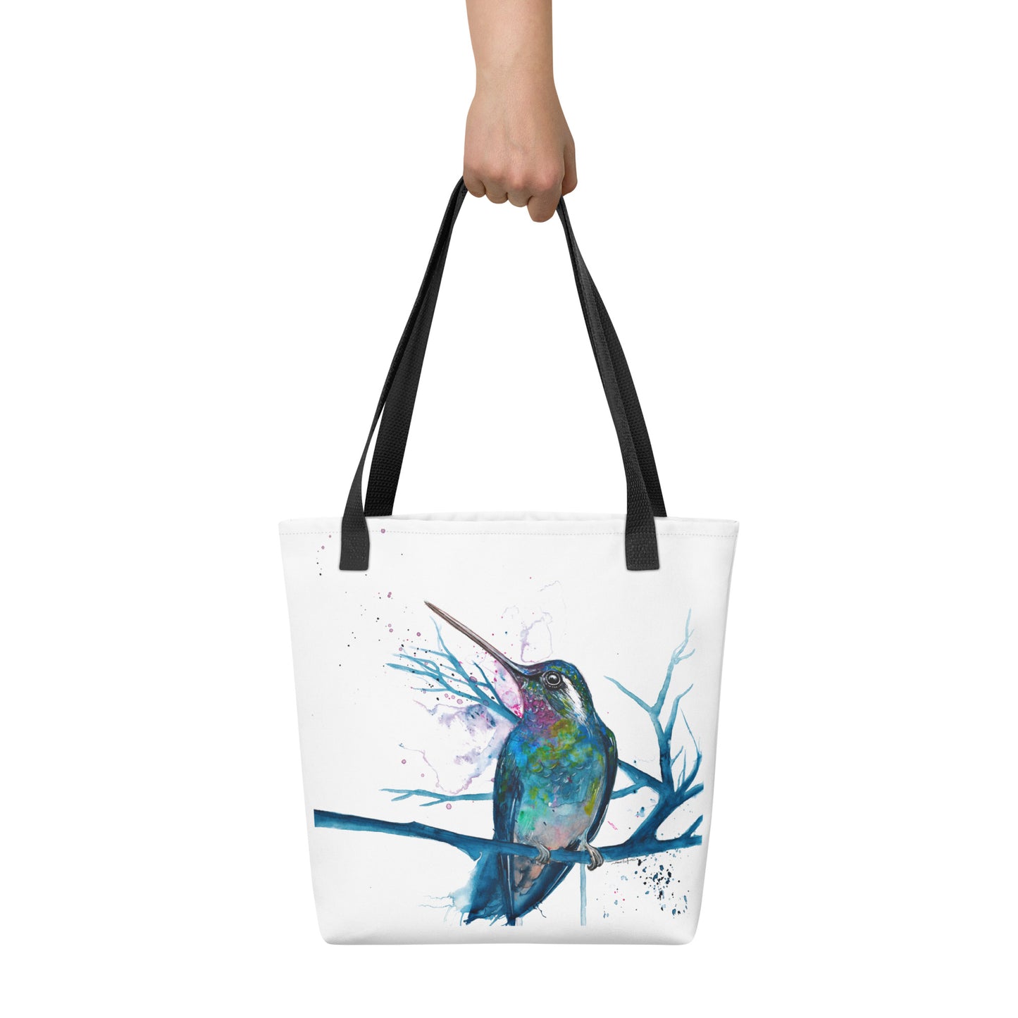 Tote bag - Blue Hummingbird