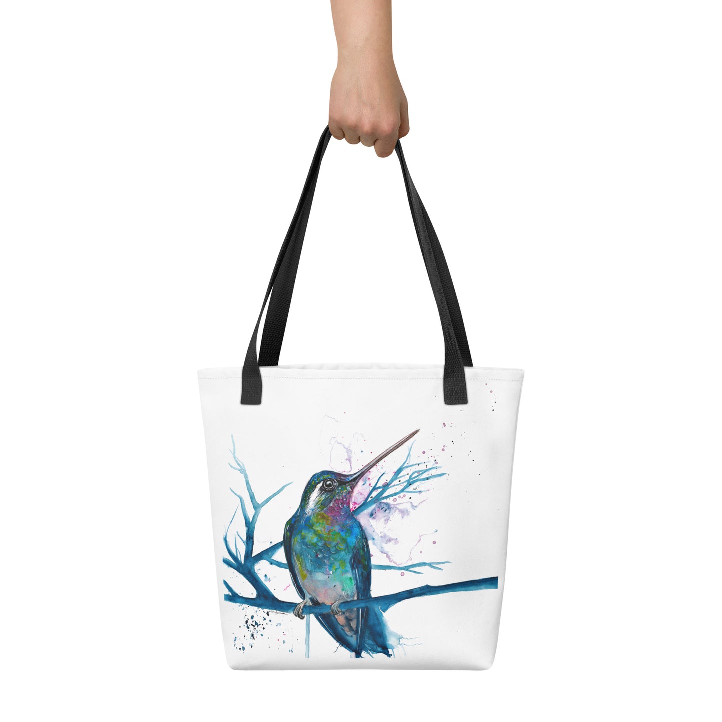 Tote bag - Blue Hummingbird